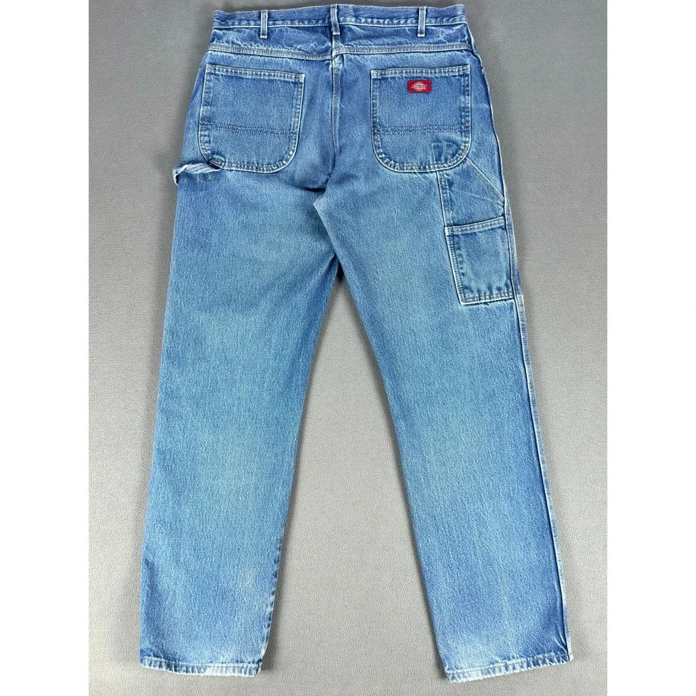 Dickies Jeans‎ Mens 36x34 Blue Carpenter Distressed Baggy Y2K Workwear Skater